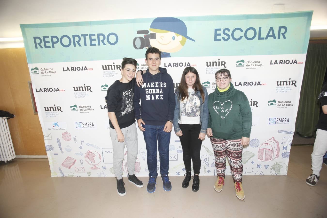 El photocall de Reportero Escolar