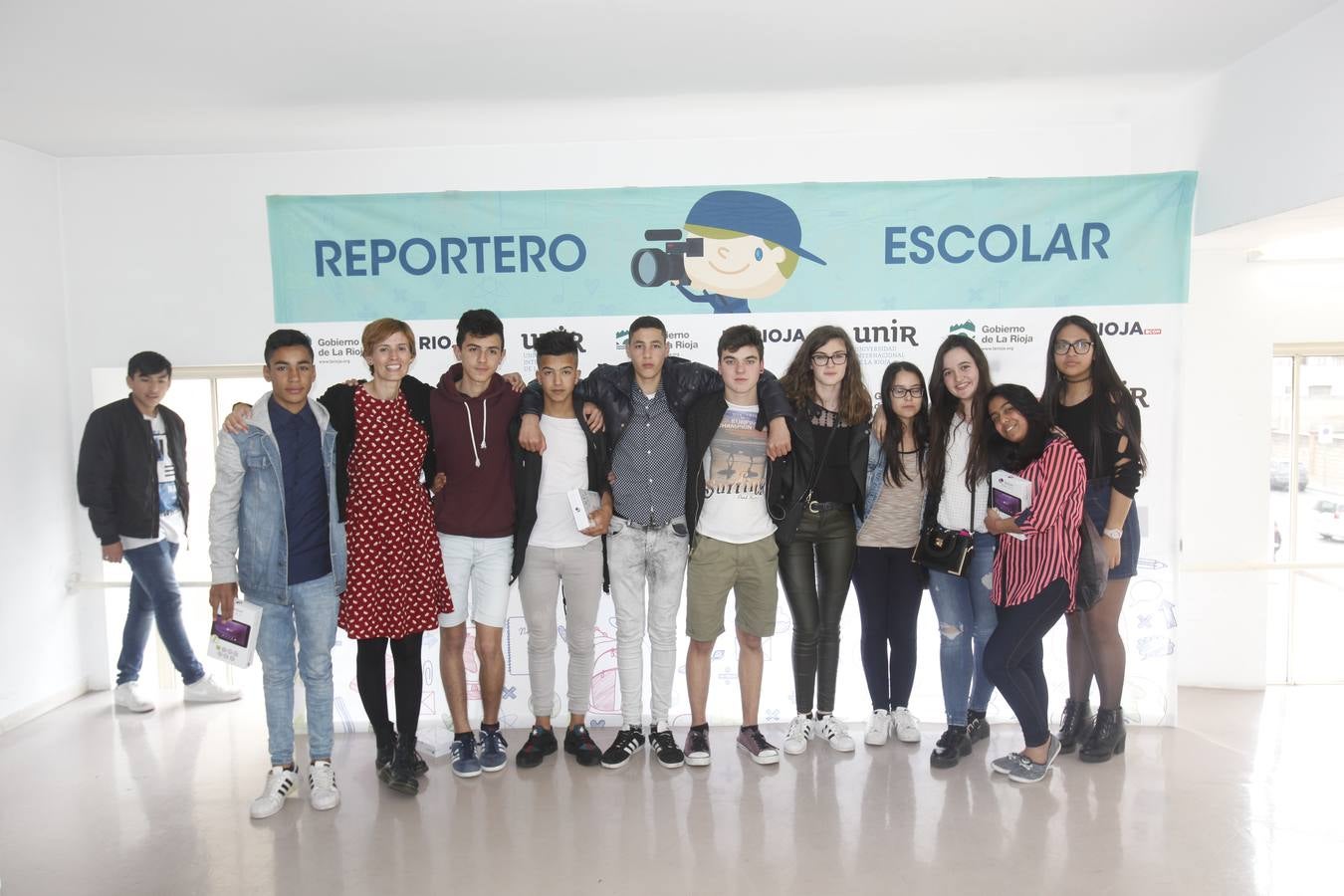 El photocall de Reportero Escolar