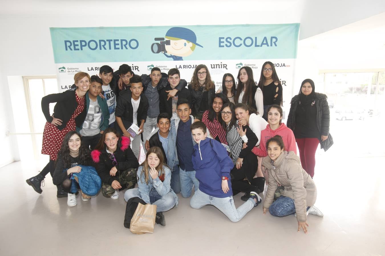 El photocall de Reportero Escolar