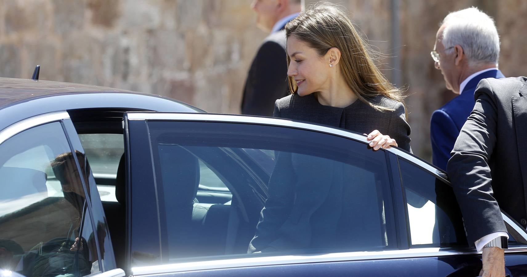 La Reina Letizia inaugura la duodécima edición del Seminario Internacional de Lengua y Periodismo, organizado por la Fundación San Millán