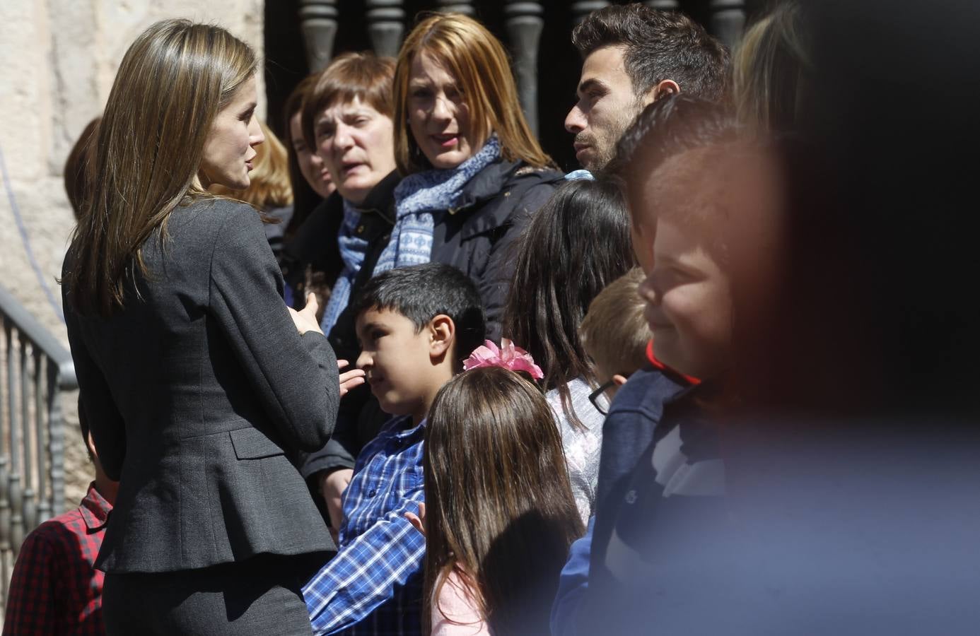 La Reina Letizia inaugura la duodécima edición del Seminario Internacional de Lengua y Periodismo, organizado por la Fundación San Millán