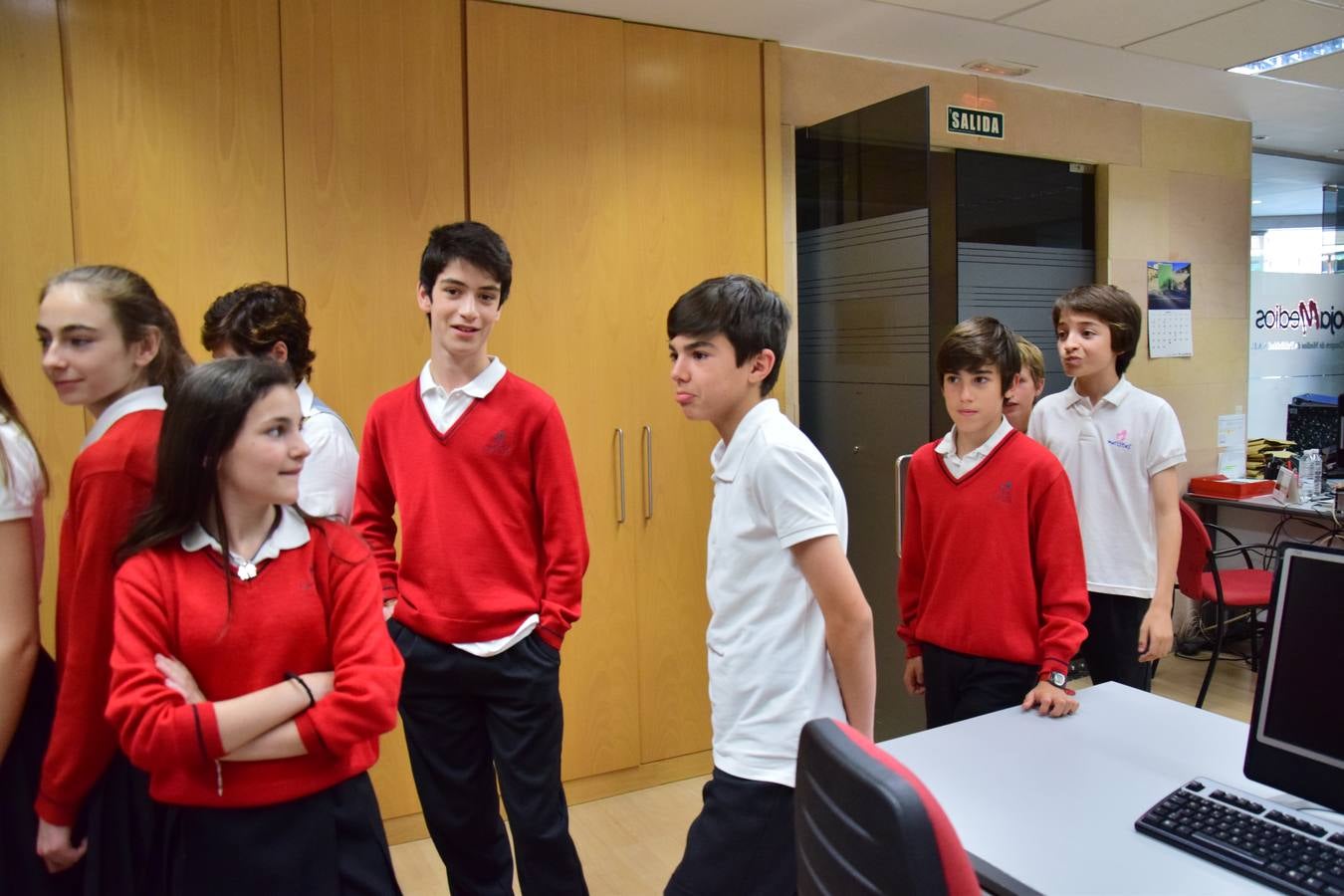 Visita de 1º B de la ESO del Colegio Maristas de Logroño