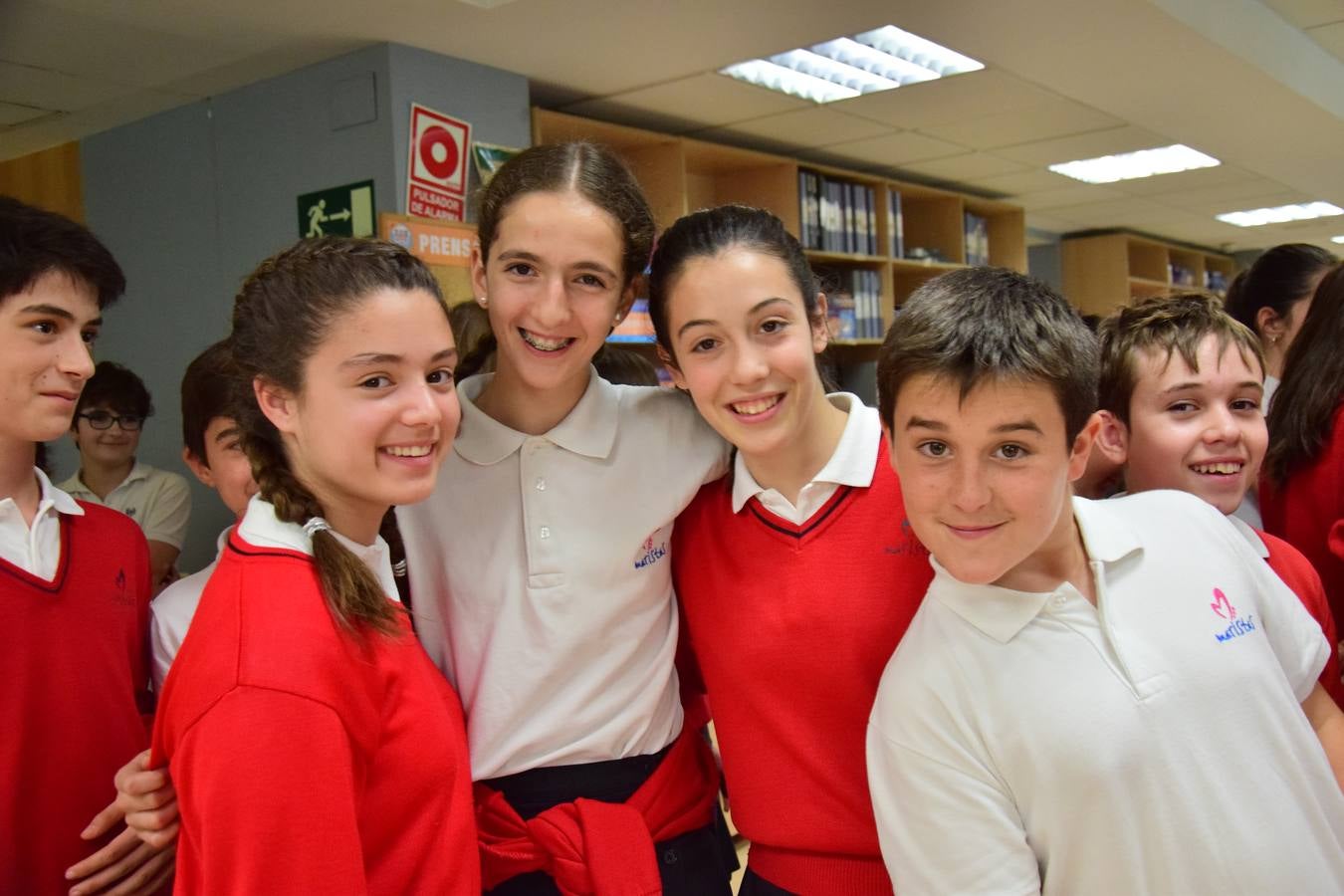 Visita de 1º B de la ESO del Colegio Maristas de Logroño