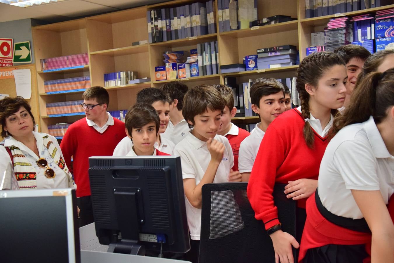 Visita de 1º B de la ESO del Colegio Maristas de Logroño