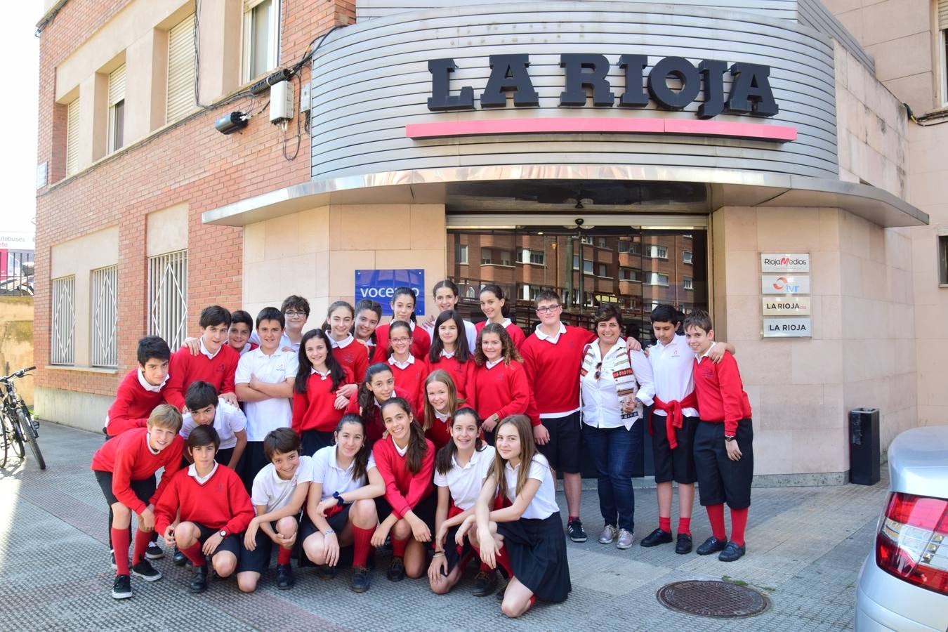 Visita de 1º B de la ESO del Colegio Maristas de Logroño