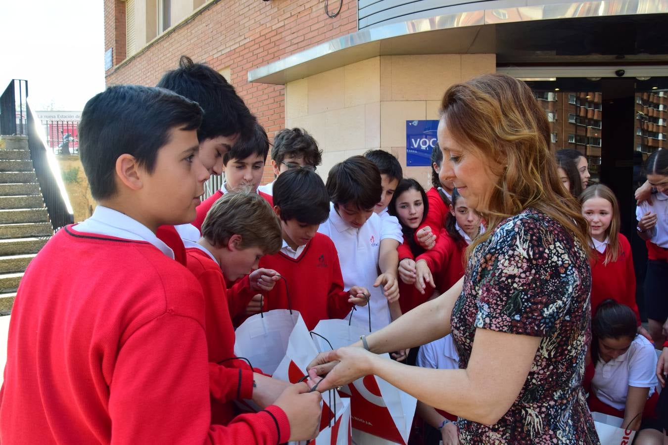 Visita de 1º B de la ESO del Colegio Maristas de Logroño