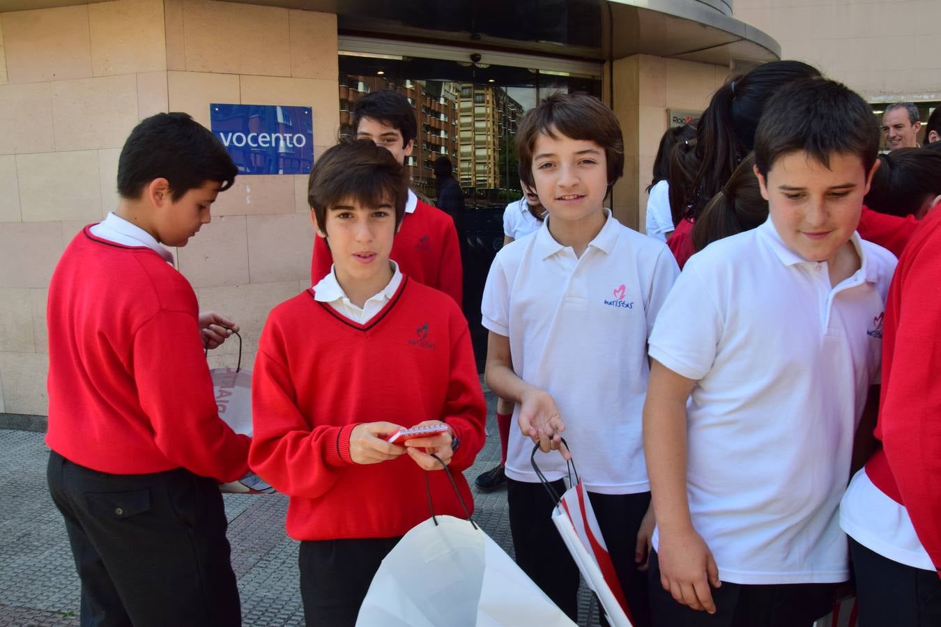 Visita de 1º B de la ESO del Colegio Maristas de Logroño