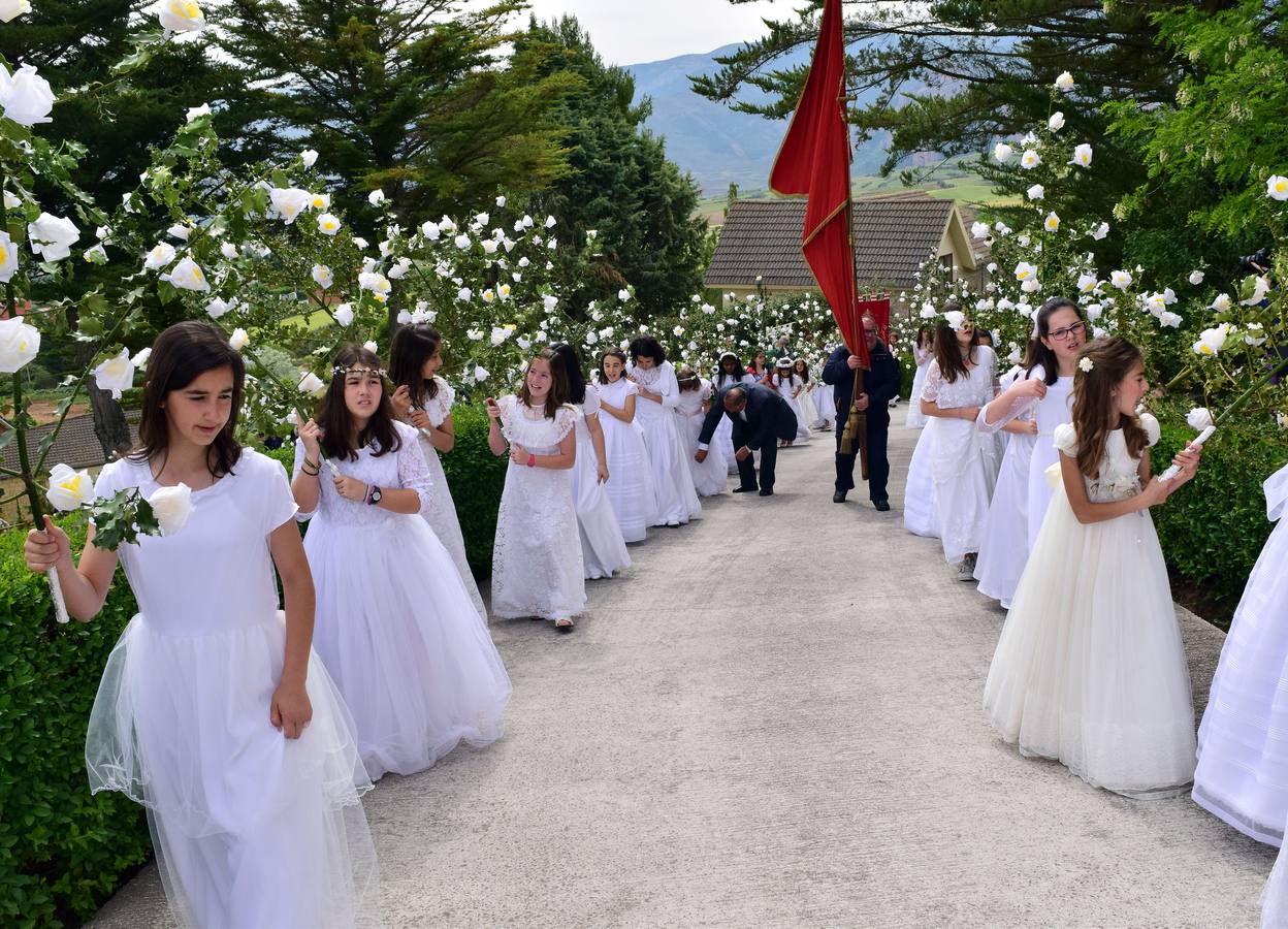 Procesión de las doncellas en Sorzano