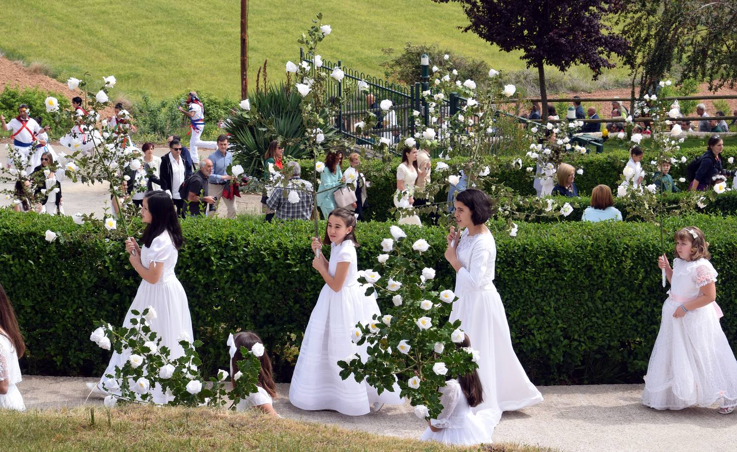 Procesión de las doncellas en Sorzano