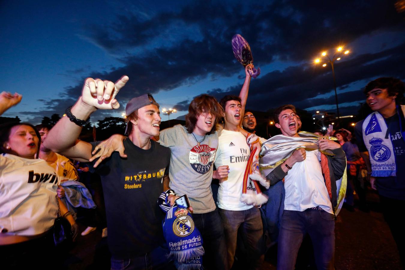 El Real Madrid celebra su 33ª Liga en Cibeles