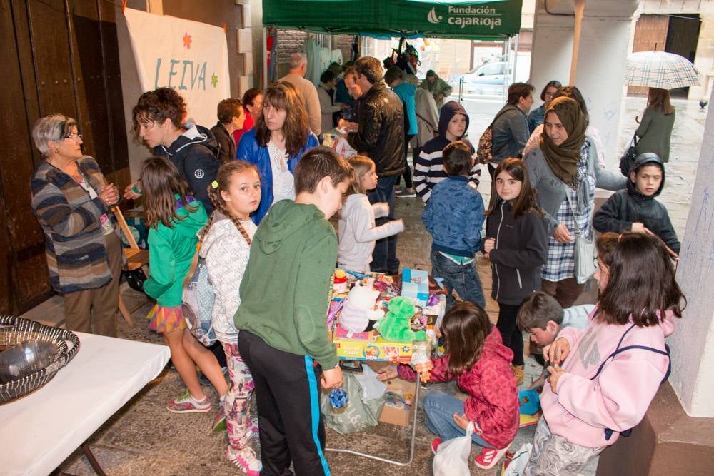 Mercado solidario en Santo Domingo