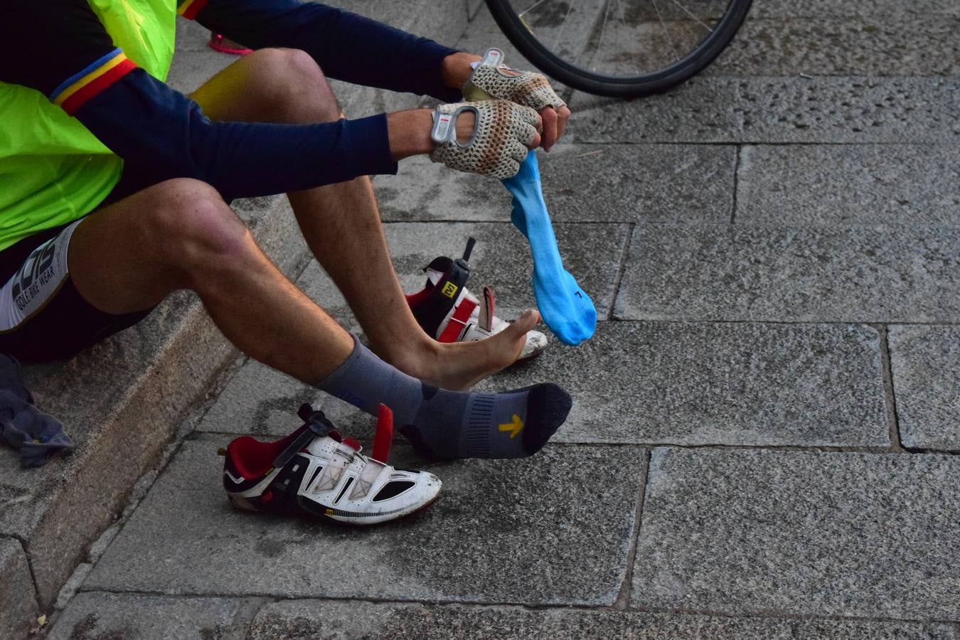 Jornada de ciclismo clásico en la Eroica Hispania (I)