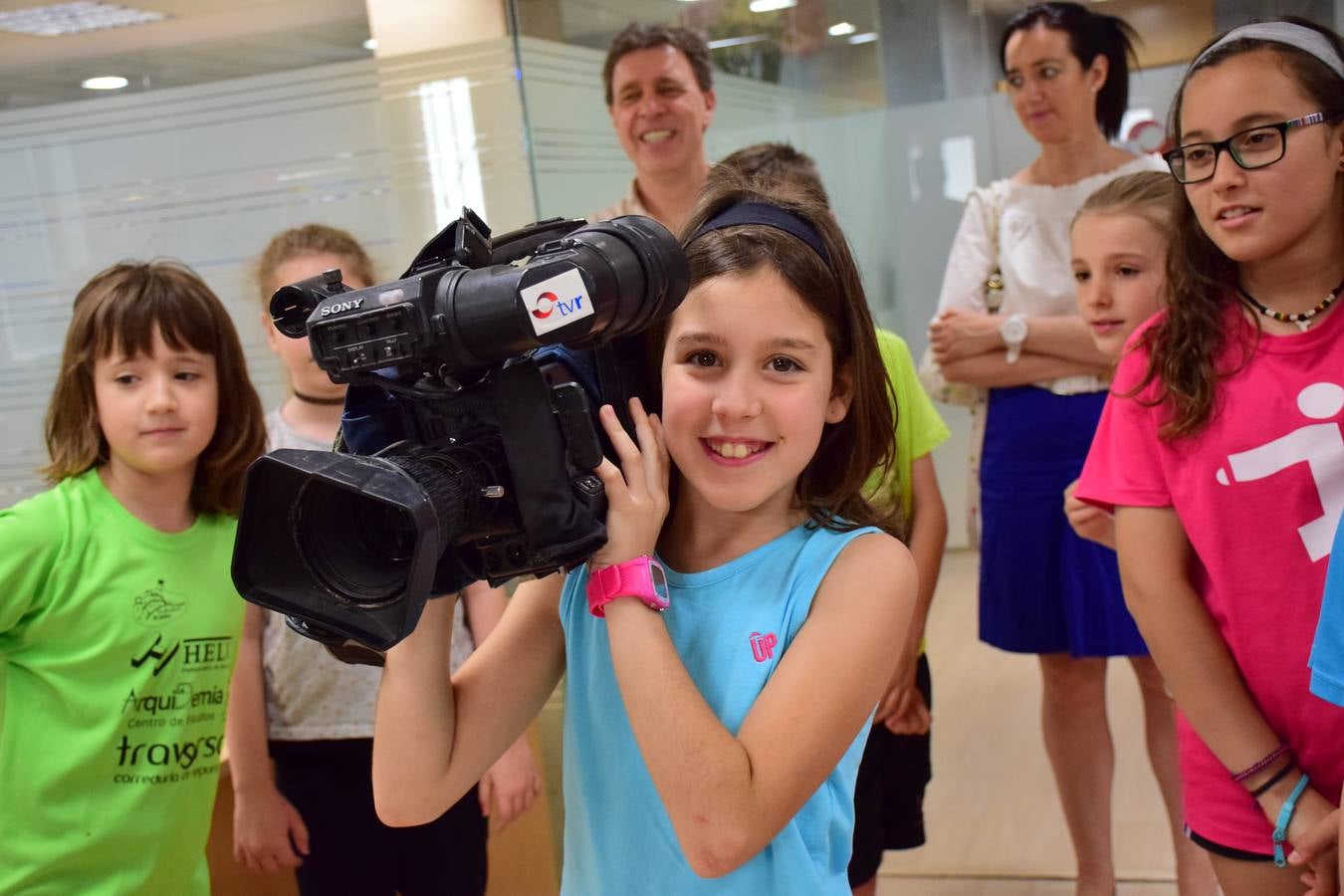 Alumnos del Colegio Siete Infantes de Lara visitan la multimedia de Diario LA RIOJA