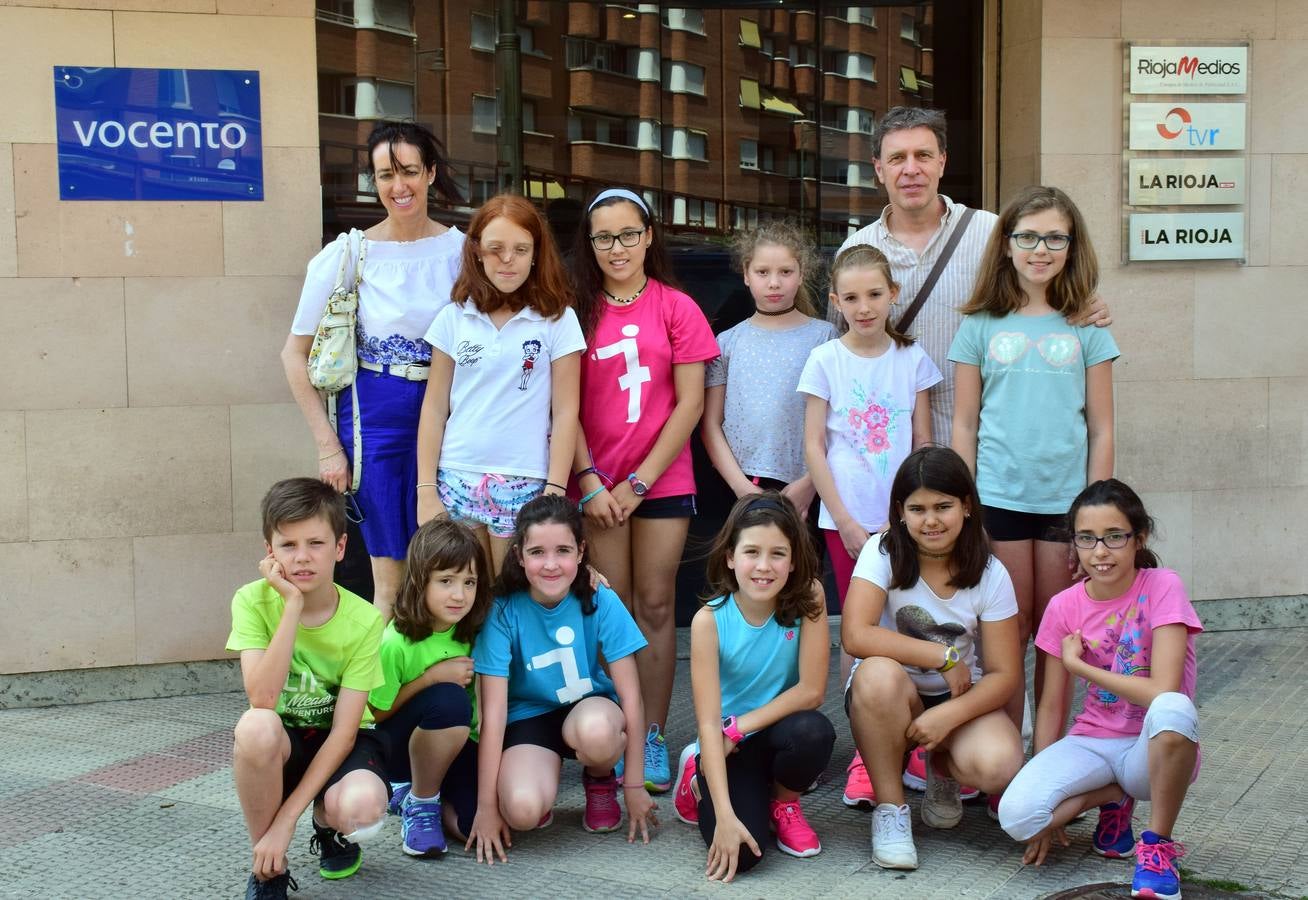 Alumnos del Colegio Siete Infantes de Lara visitan la multimedia de Diario LA RIOJA