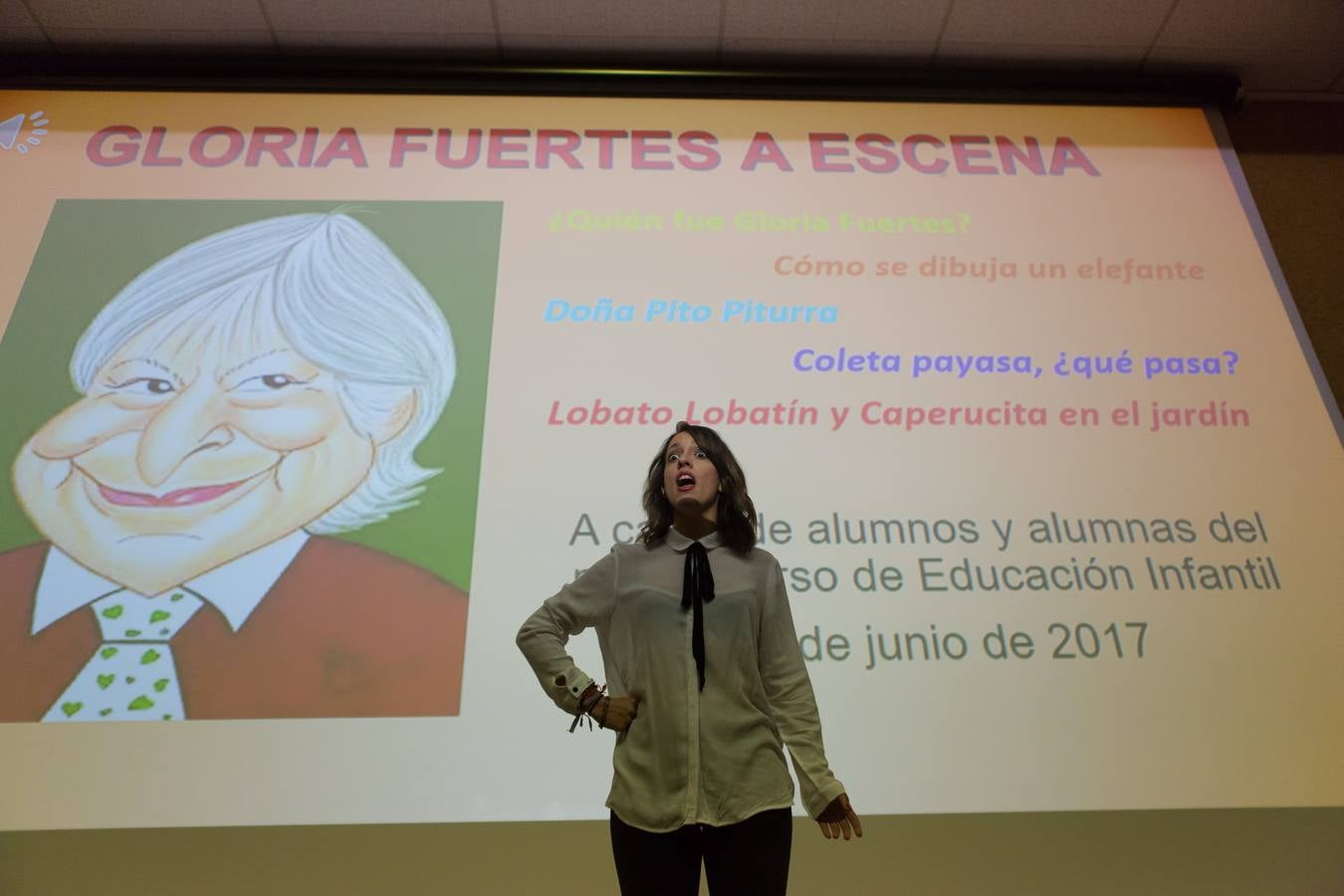 Doscientos alumnos de Infantil disfrutan en la Universidad de La Rioja de la actividad conmemorativa del centenario de Gloria Fuertes