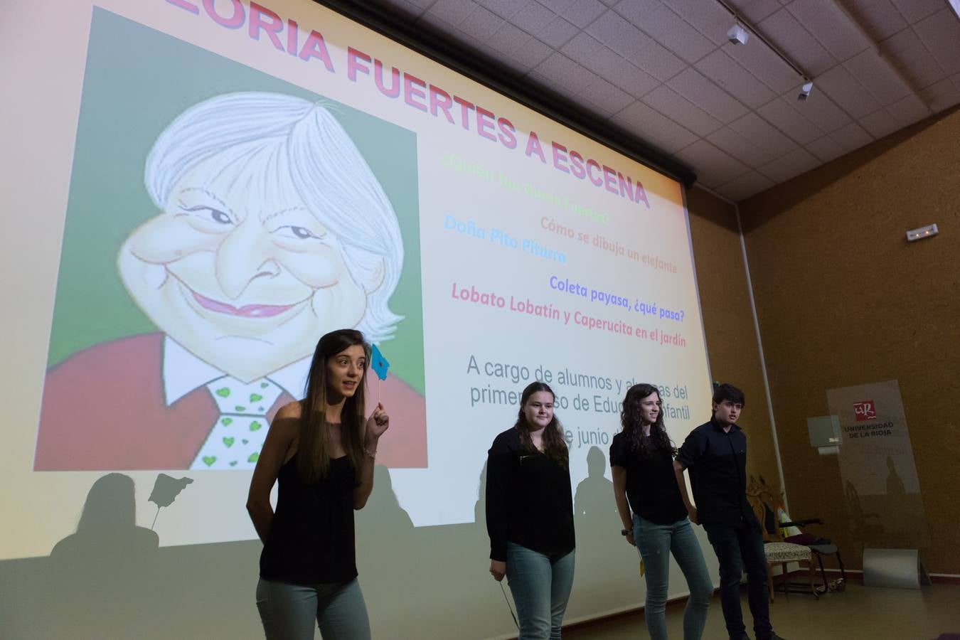 Doscientos alumnos de Infantil disfrutan en la Universidad de La Rioja de la actividad conmemorativa del centenario de Gloria Fuertes