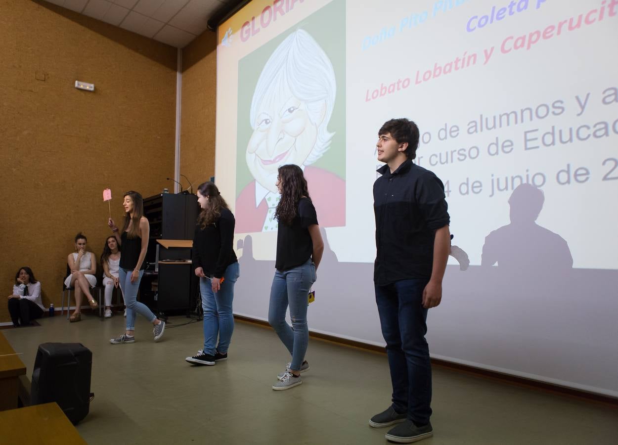 Doscientos alumnos de Infantil disfrutan en la Universidad de La Rioja de la actividad conmemorativa del centenario de Gloria Fuertes