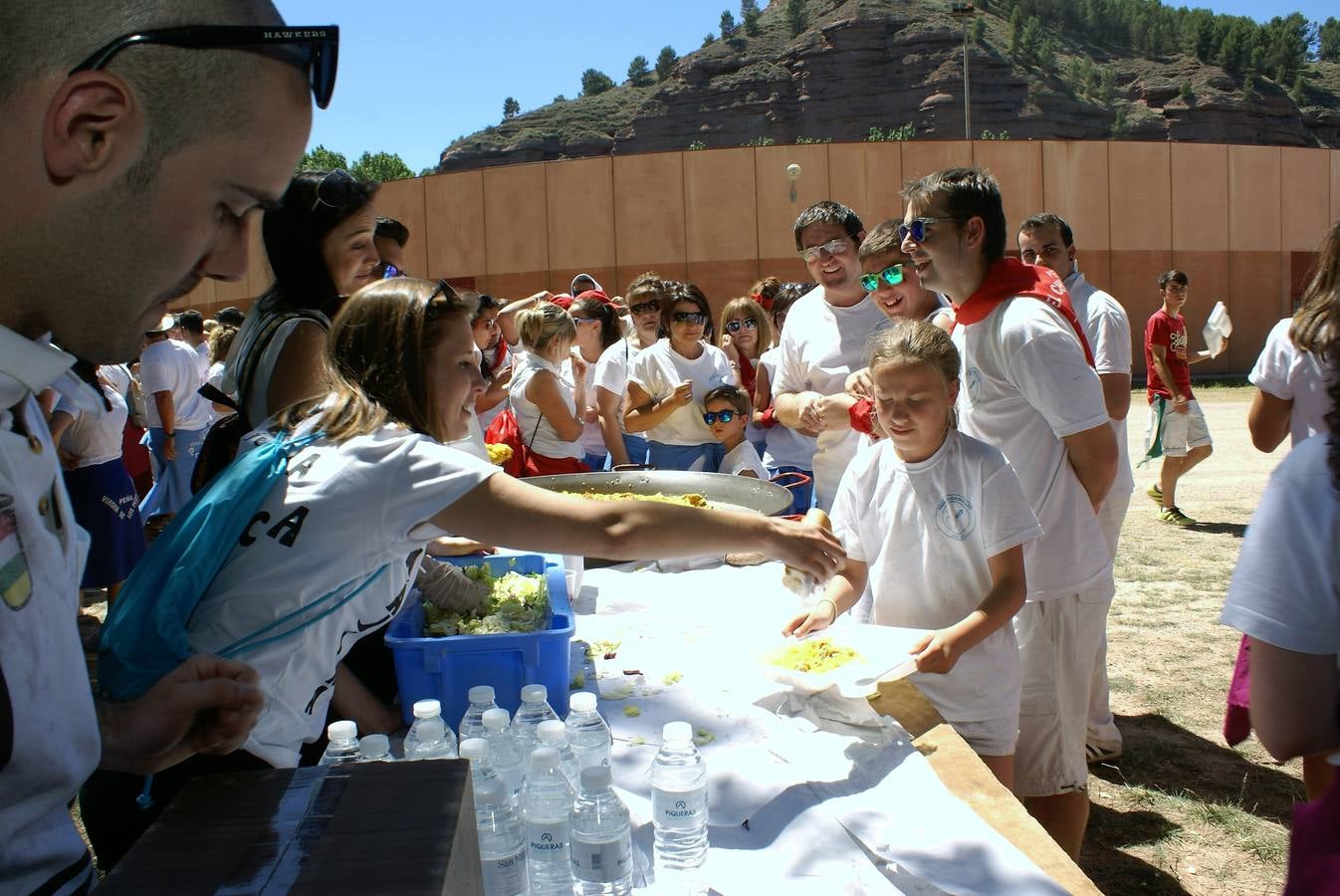 Concentración de peñas en Nájera