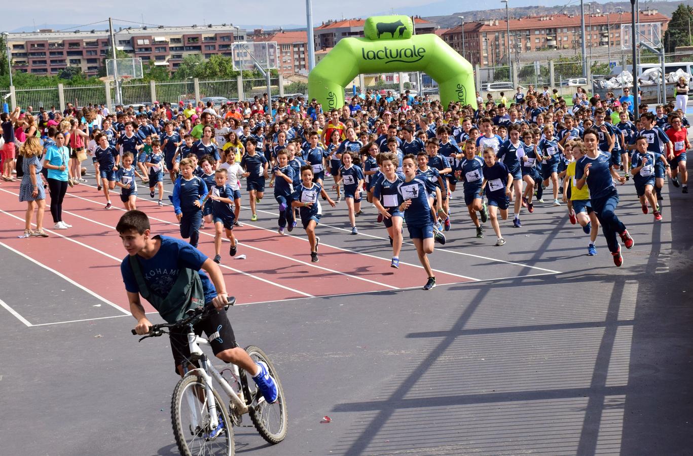 Salida de la carrera del Maristas en Logroño