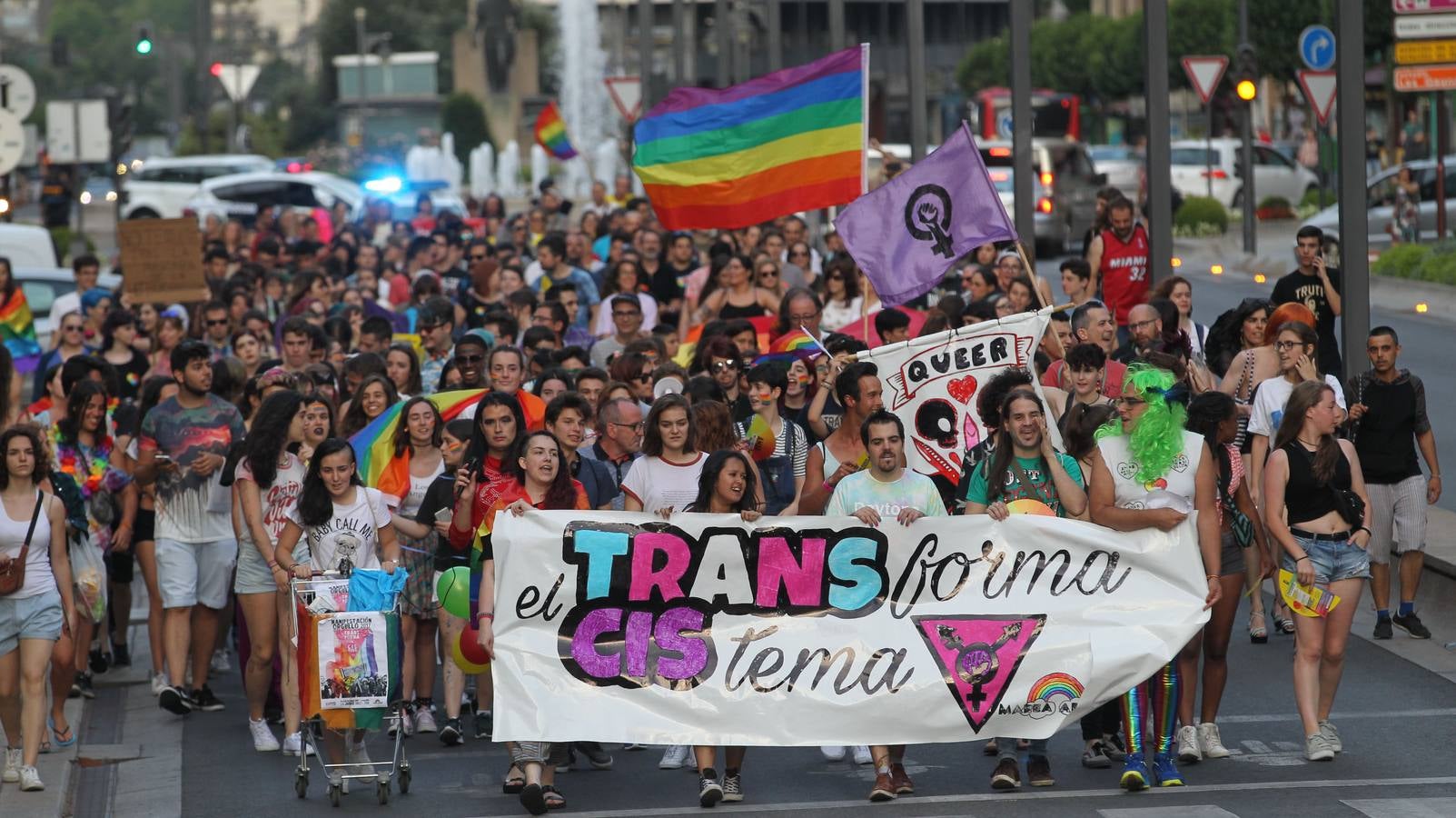 Manifestación del orgullo LGTBi en Logroño