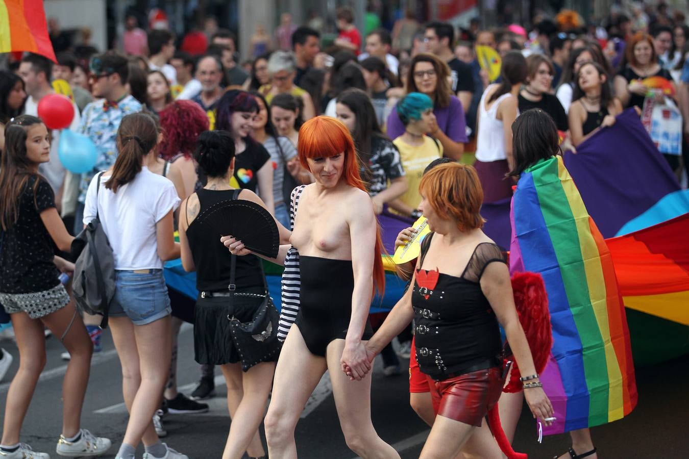 Manifestación del orgullo LGTBi en Logroño