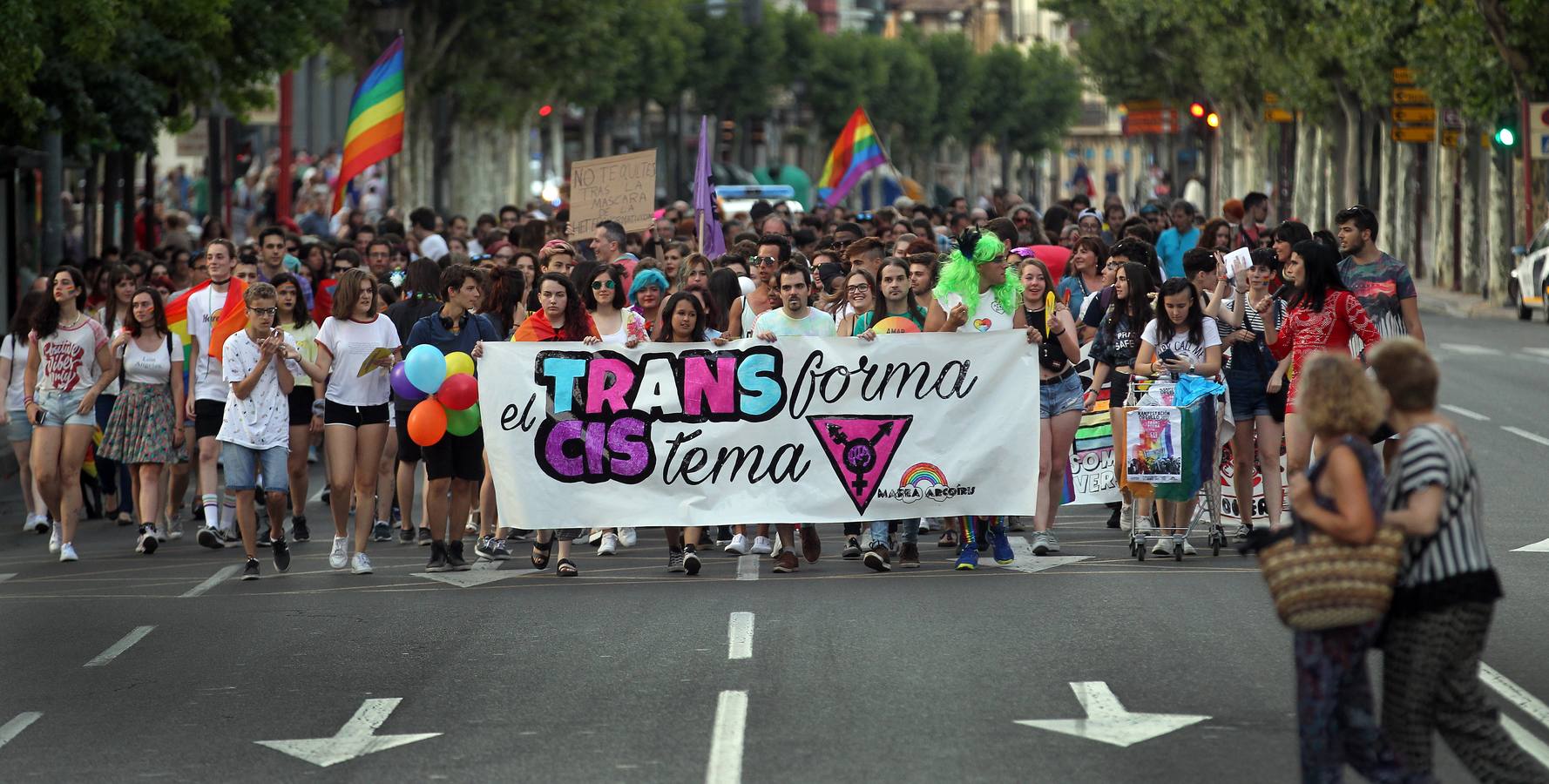 Manifestación del orgullo LGTBi en Logroño