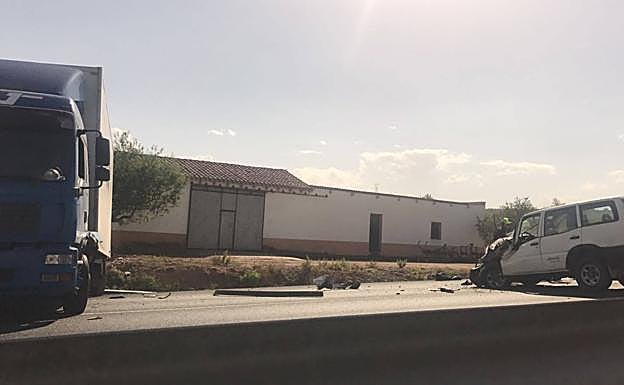 Los dos vehículos implicados