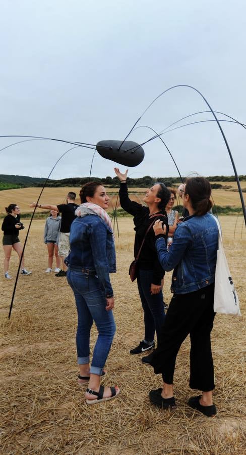 Las imágenes del certamen de 'land art' en Santa Lucía