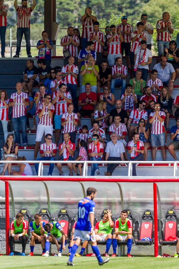 Gran comienzo de la UDL en Bilbao. La victoria riojana por 1-2 frente al Bilbao Athletic otorga al bloque de Sergio Rodríguez una energía extra en el arranque liguero. El buen trabajo colectivo revertió en un un triunfo convincente.
