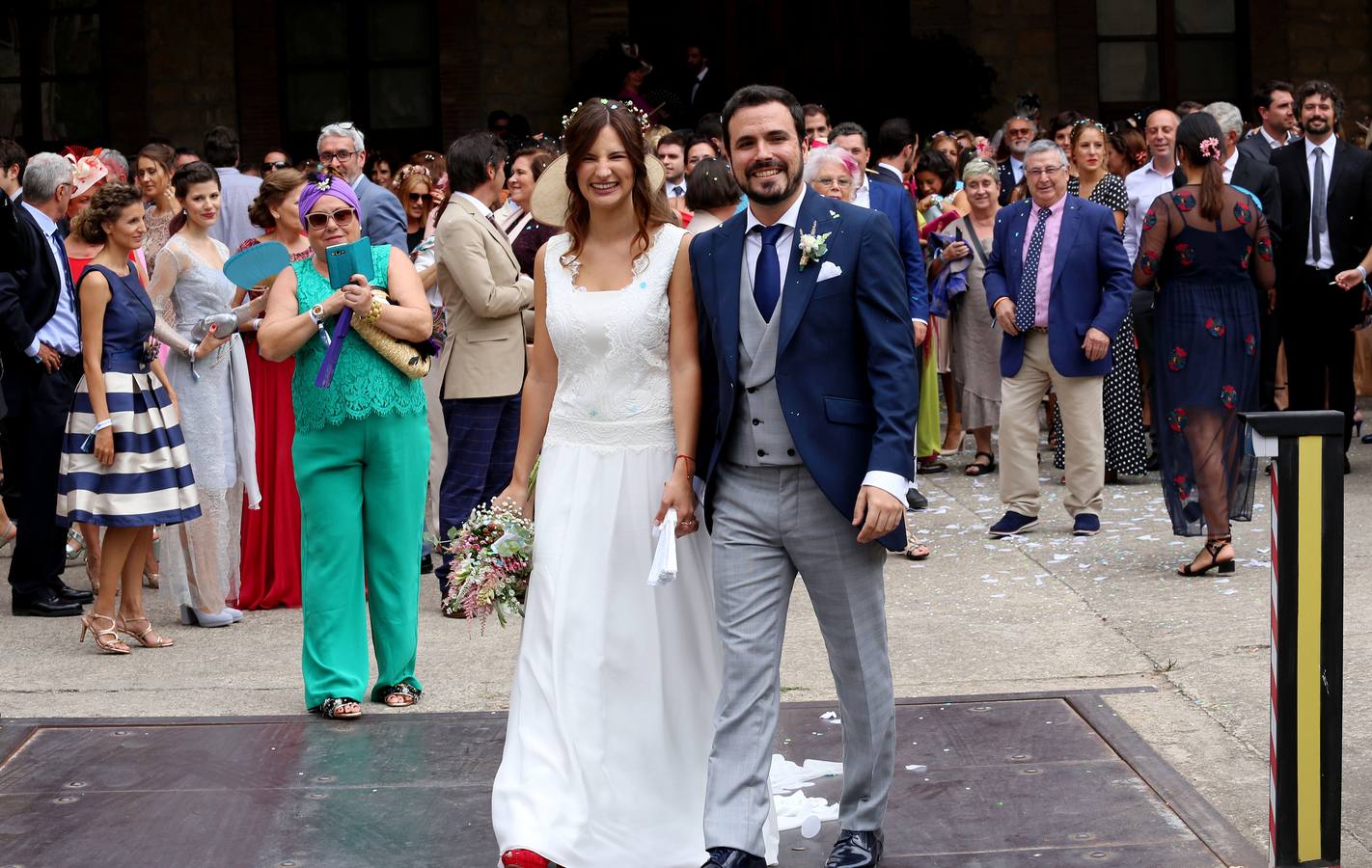 Boda de Alberto Garzón en Cenicero