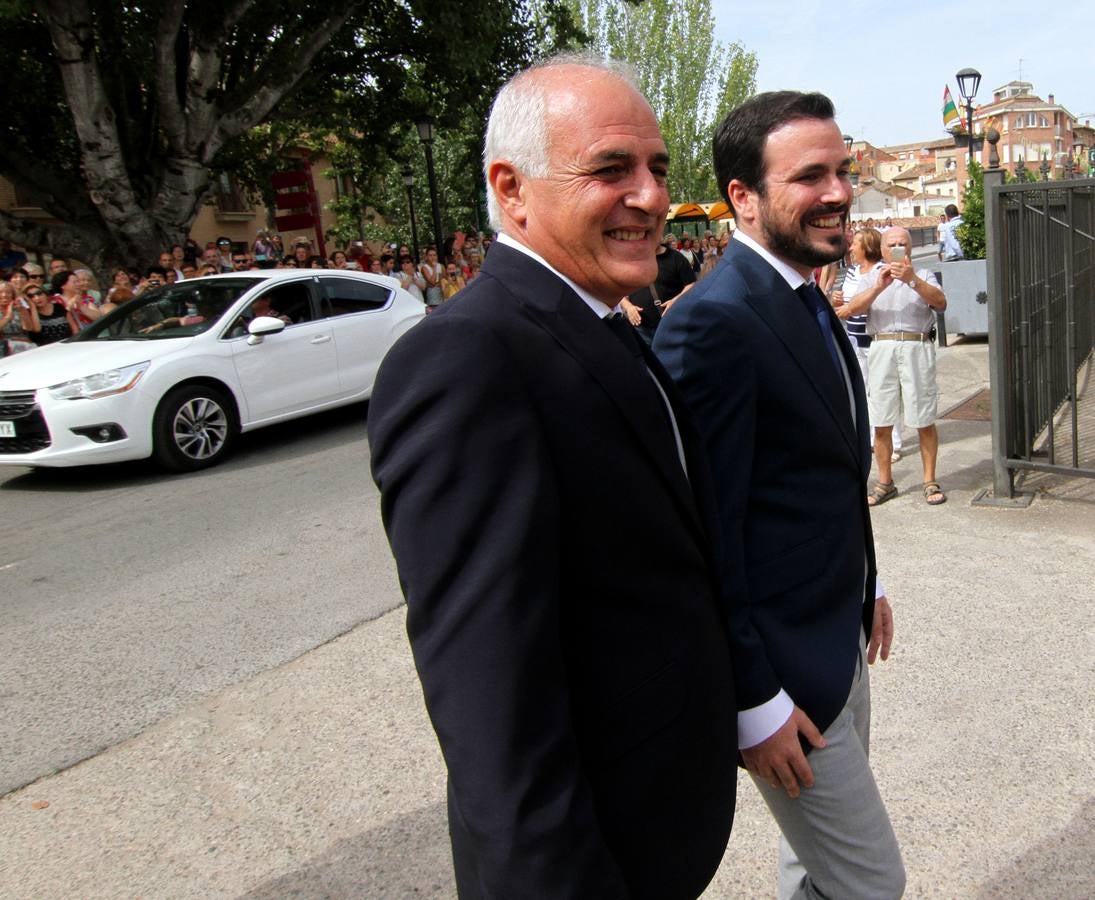Boda de Alberto Garzón en Cenicero