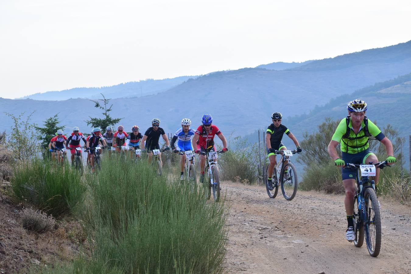 Las imágenes de la prueba ciclista de la localidad serrana