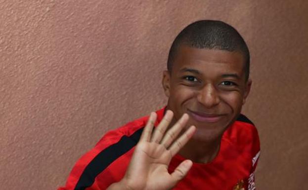 El delantero francés Kylian Mbappé. 