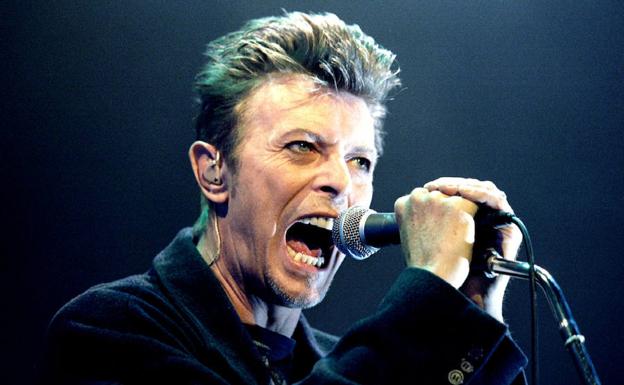 David Bowie, en un concierto en Viena.