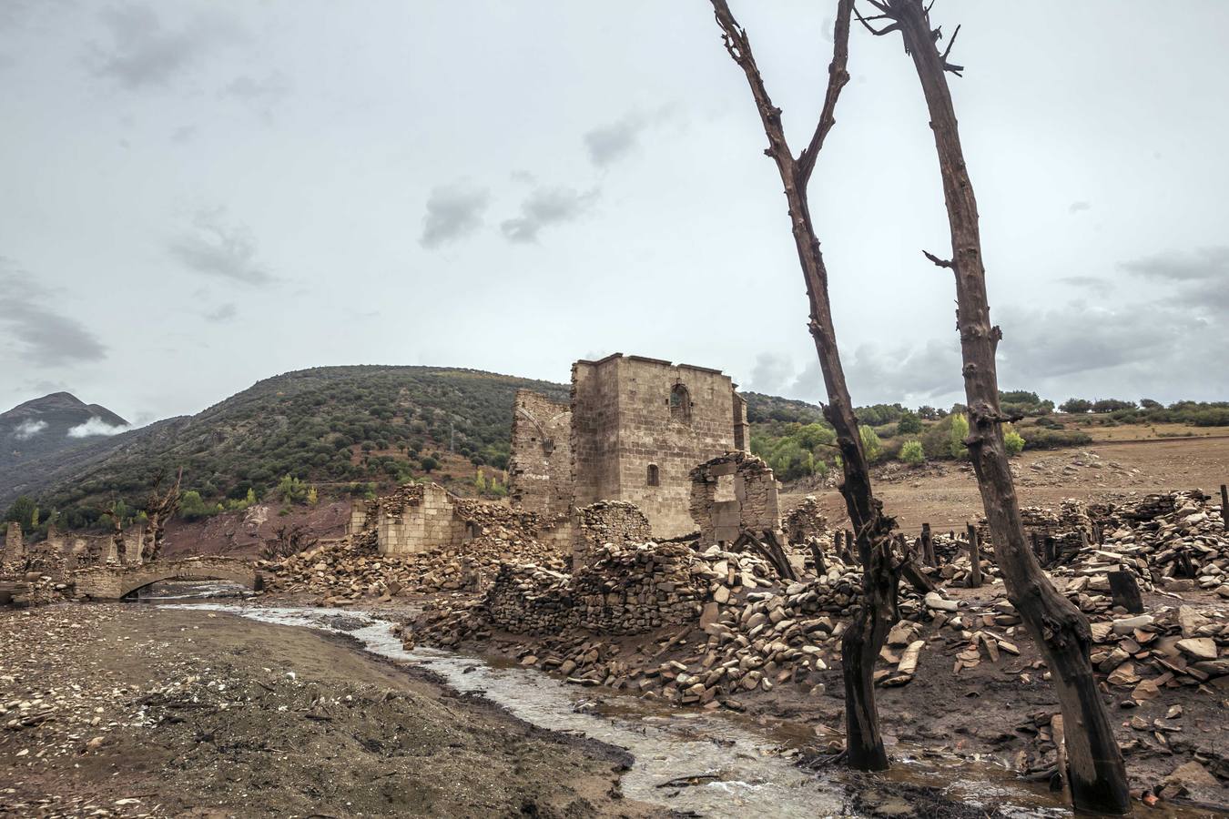 Los embalses riojano agonizan, con Mansilla por debajo ya del 15% por primera vez en su historia