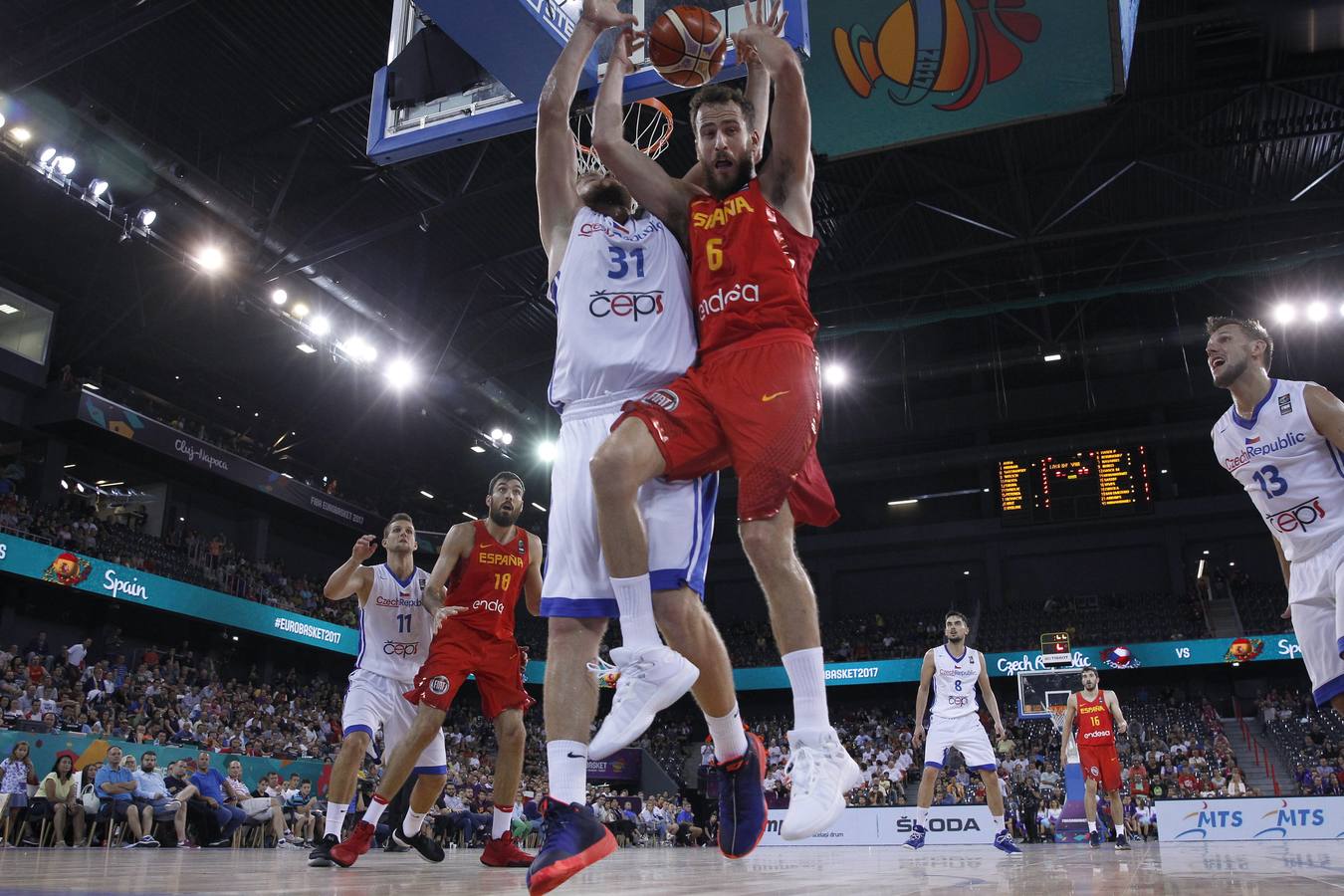 España ha pasado por encima de la República Checa en el segundo partido del Eurobasket. 