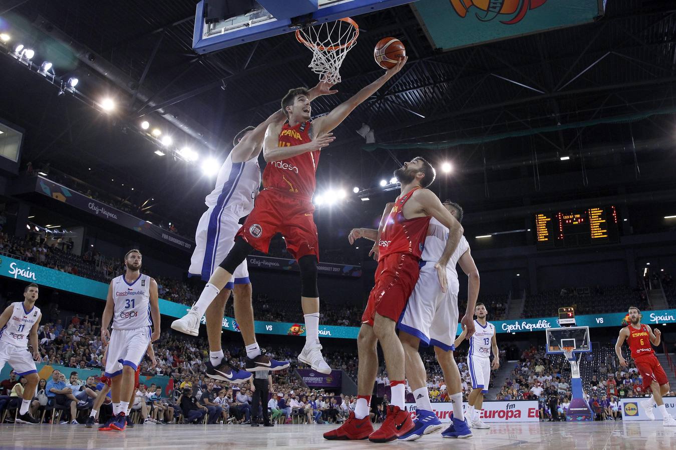 España ha pasado por encima de la República Checa en el segundo partido del Eurobasket. 