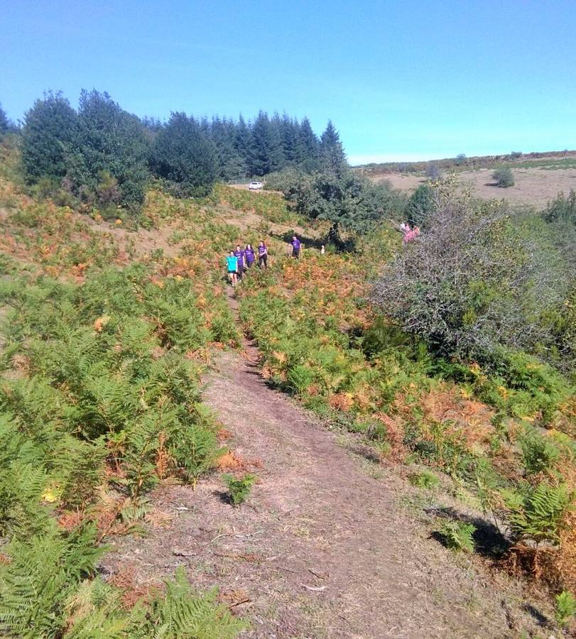 Hubo buen ambiente para enfrentarse al camino y buen almuerzo para recuperarse después