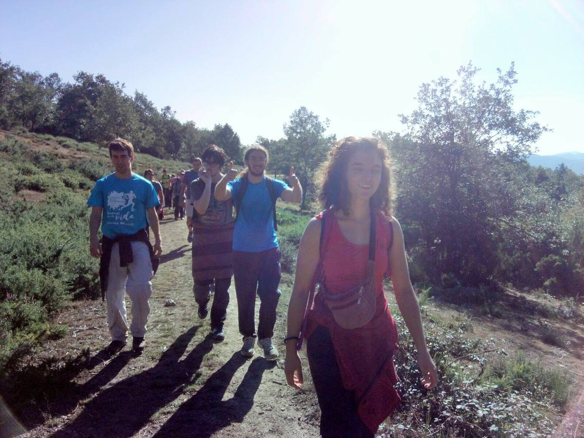Hubo buen ambiente para enfrentarse al camino y buen almuerzo para recuperarse después