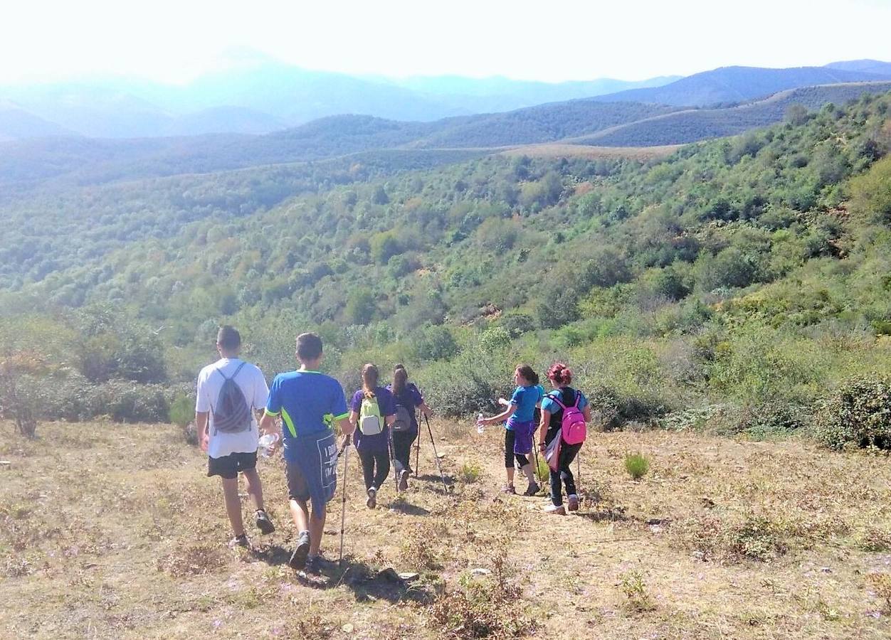 Hubo buen ambiente para enfrentarse al camino y buen almuerzo para recuperarse después