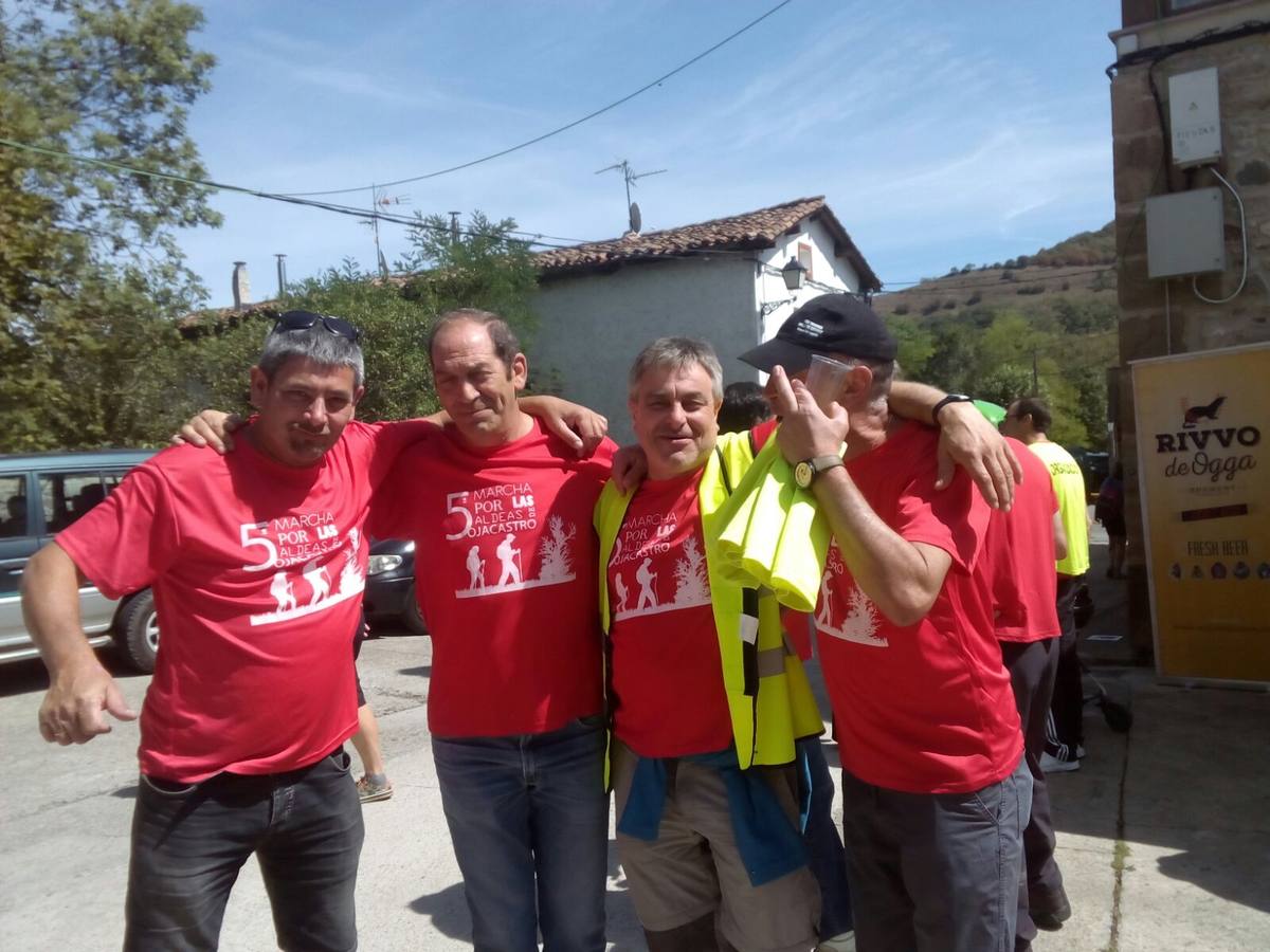 Hubo buen ambiente para enfrentarse al camino y buen almuerzo para recuperarse después