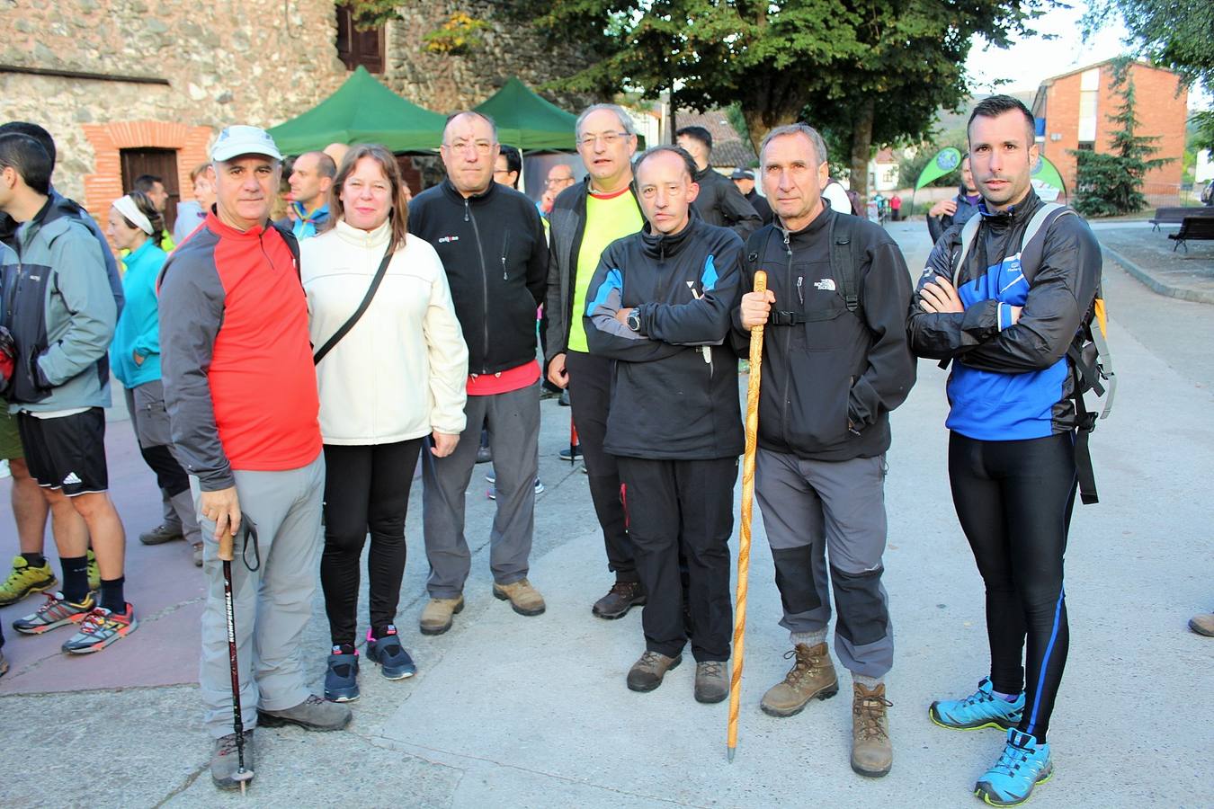 Hubo buen ambiente para enfrentarse al camino y buen almuerzo para recuperarse después