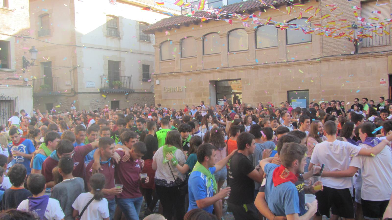 Cohete de las fiestas de la Virgen de la Antigua en Alberite