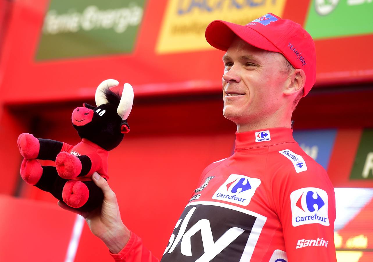 El líder de la Vuelta Ciclista a España ha consolidado su liderato con el triunfo en la contrarreloj que ha acabado en Logroño