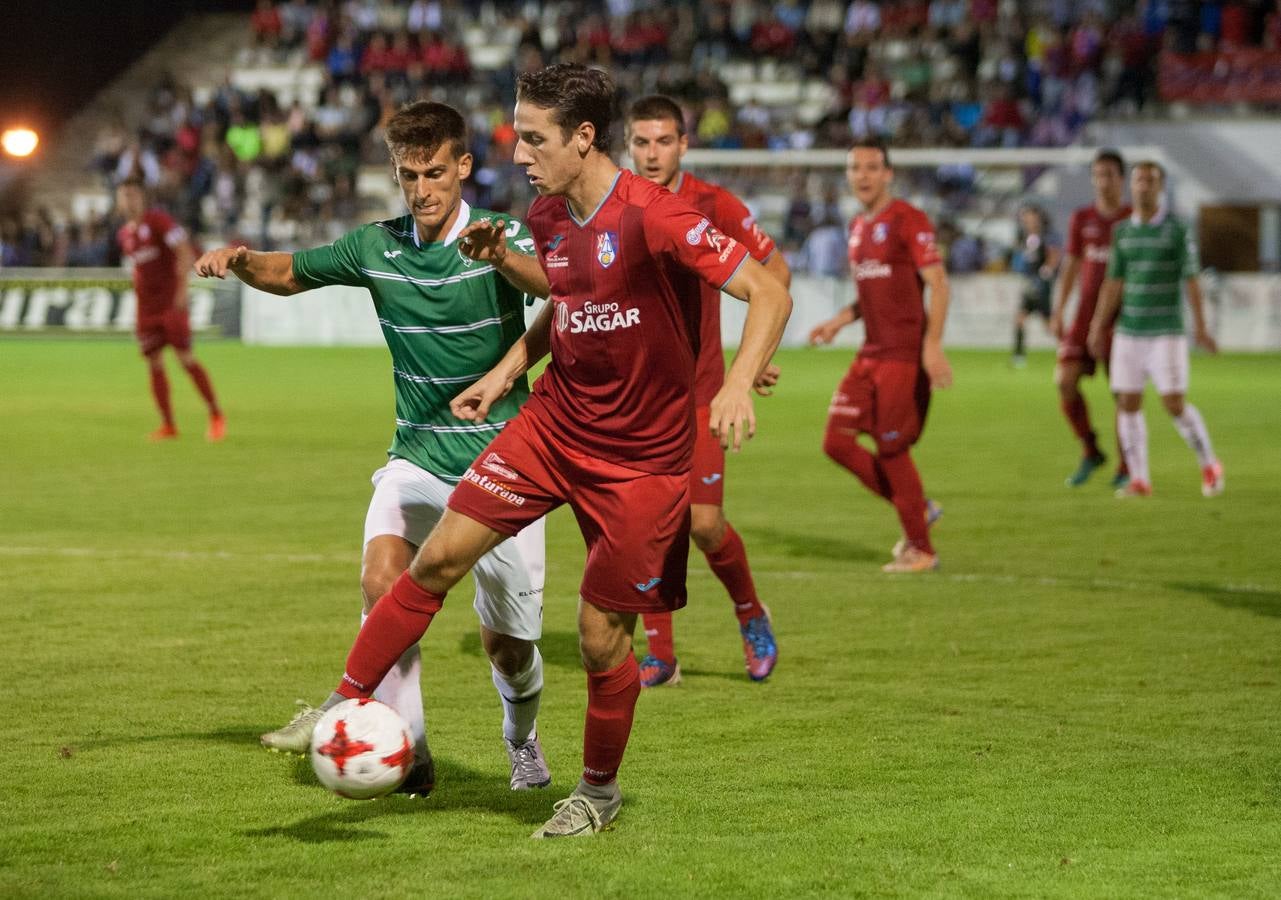 Los rojillos superaron en la prórroga por dos goles a cero al Leioa después de un extaordinario partido.