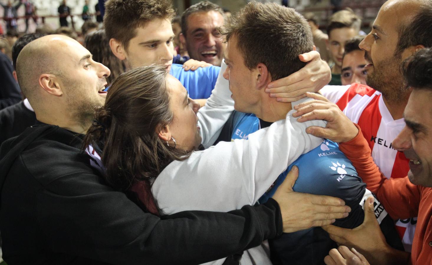 La UD Logroñés gana y alcanza la tercera ronda.