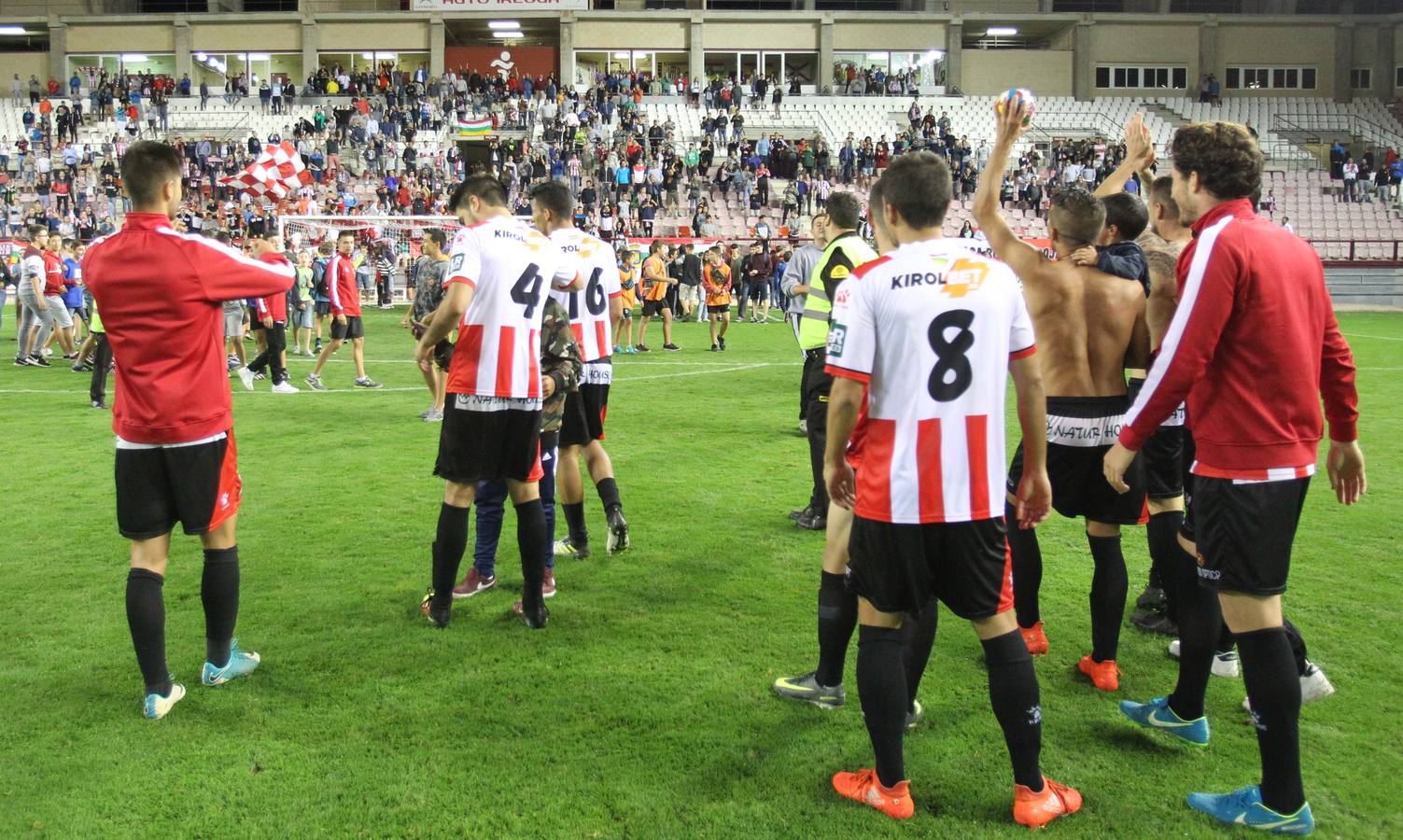 La UD Logroñés gana y alcanza la tercera ronda.