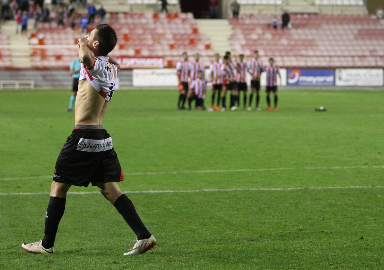 La UD Logroñés gana y alcanza la tercera ronda.