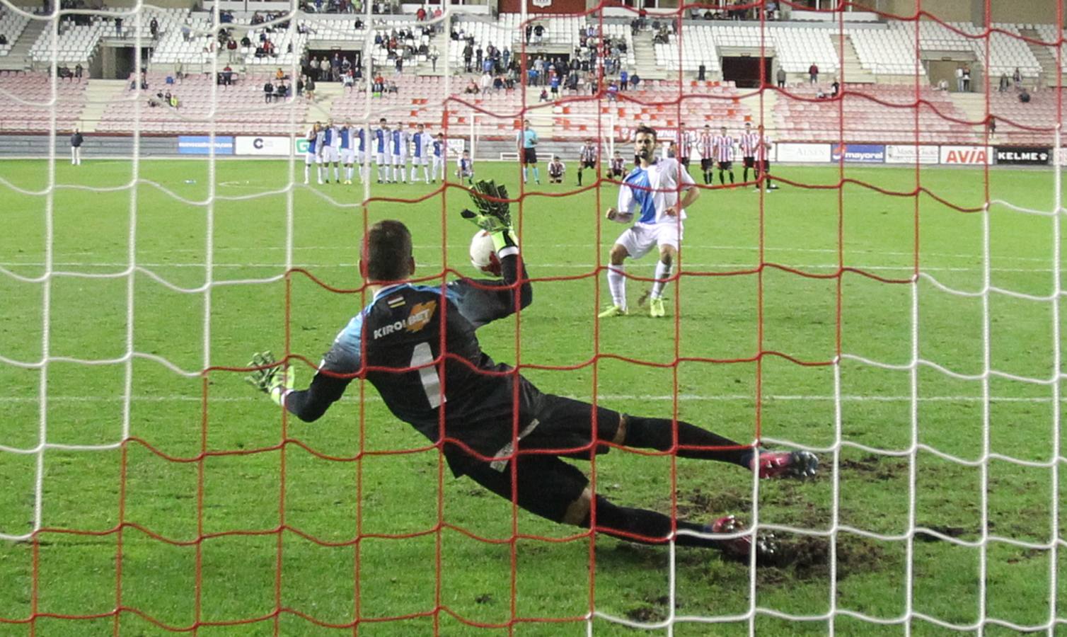 La UD Logroñés gana y alcanza la tercera ronda.