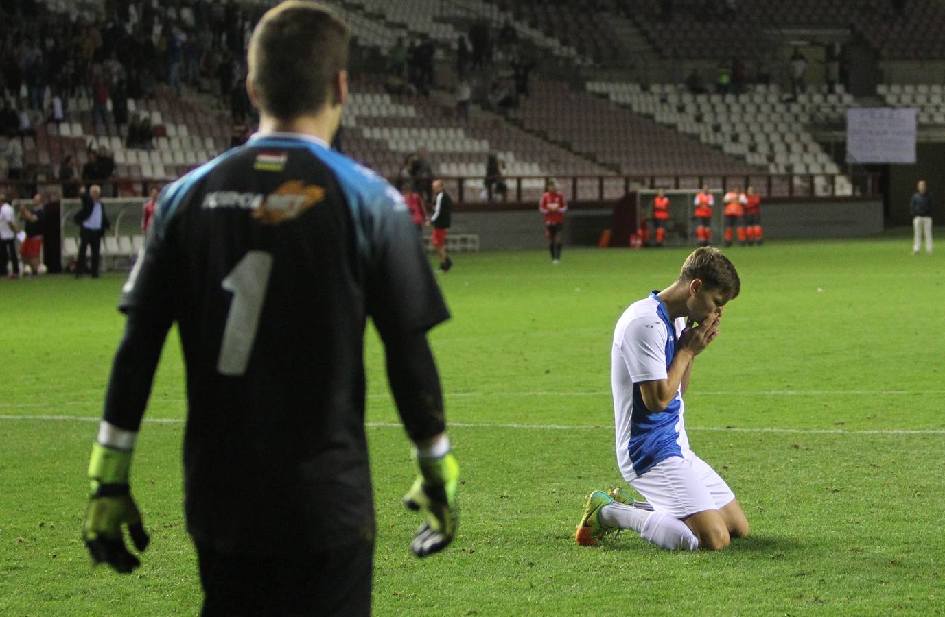 La UD Logroñés gana y alcanza la tercera ronda.